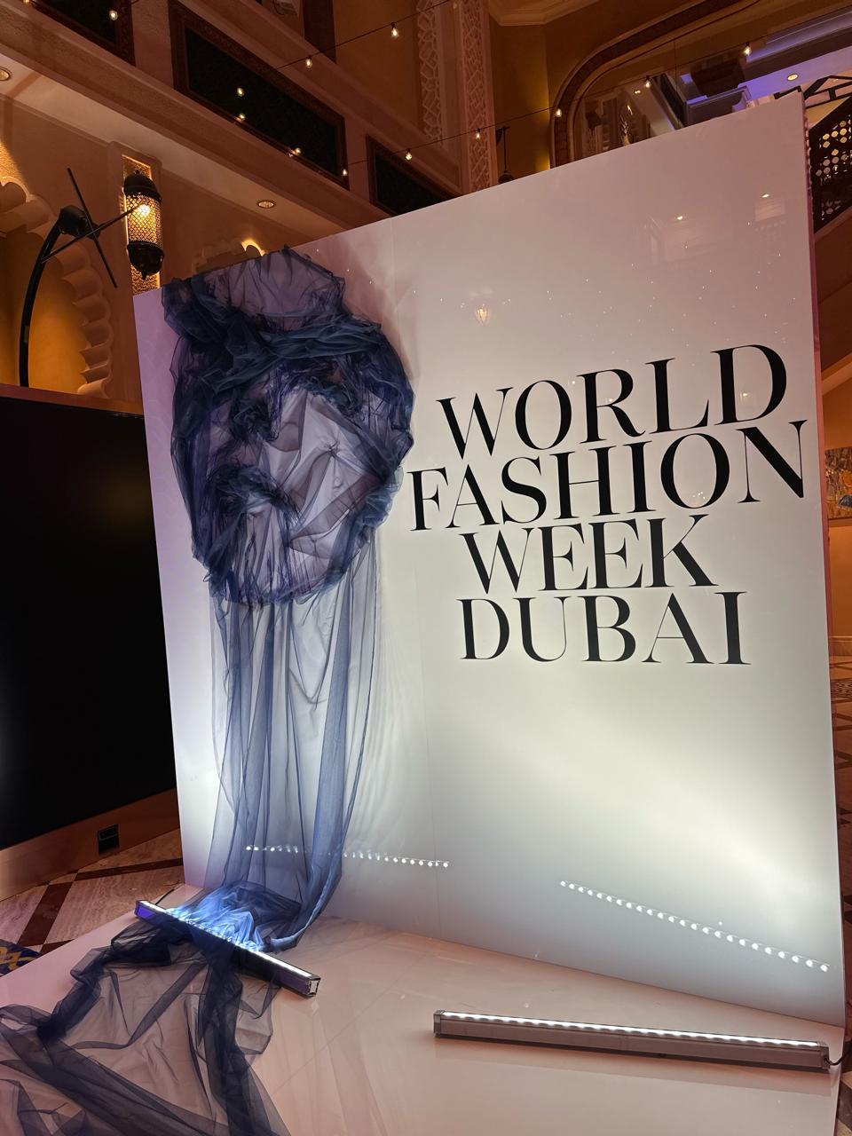 Dubai Fashion Week backdrop