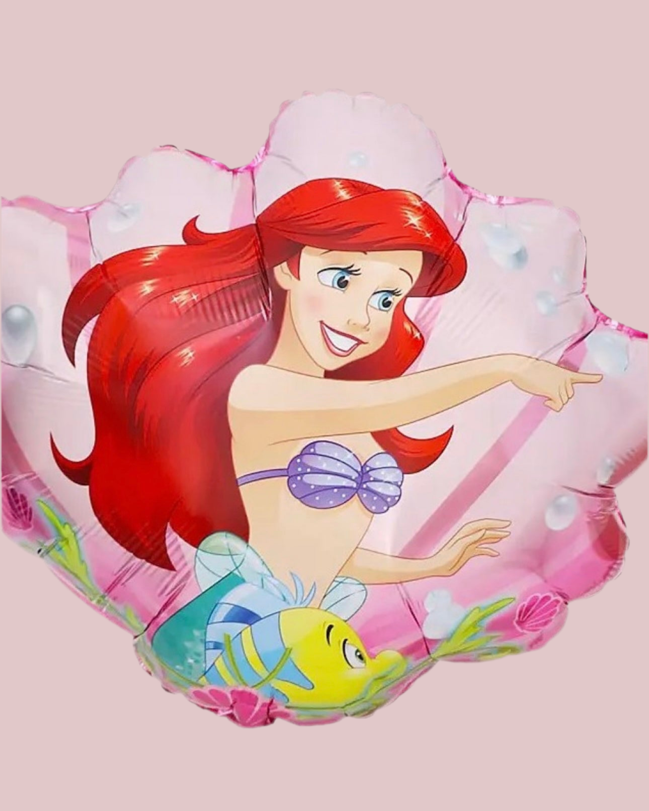 Helium balloon “Ariel Disney” mermaid in the shell