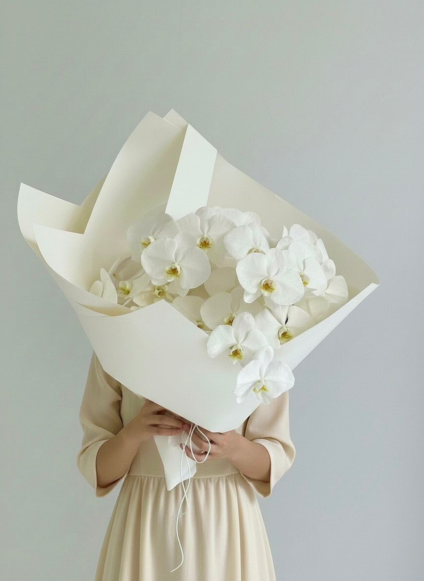 FLOWERS BOUQUET 5 STEMS ORHID PHALENOPSIS