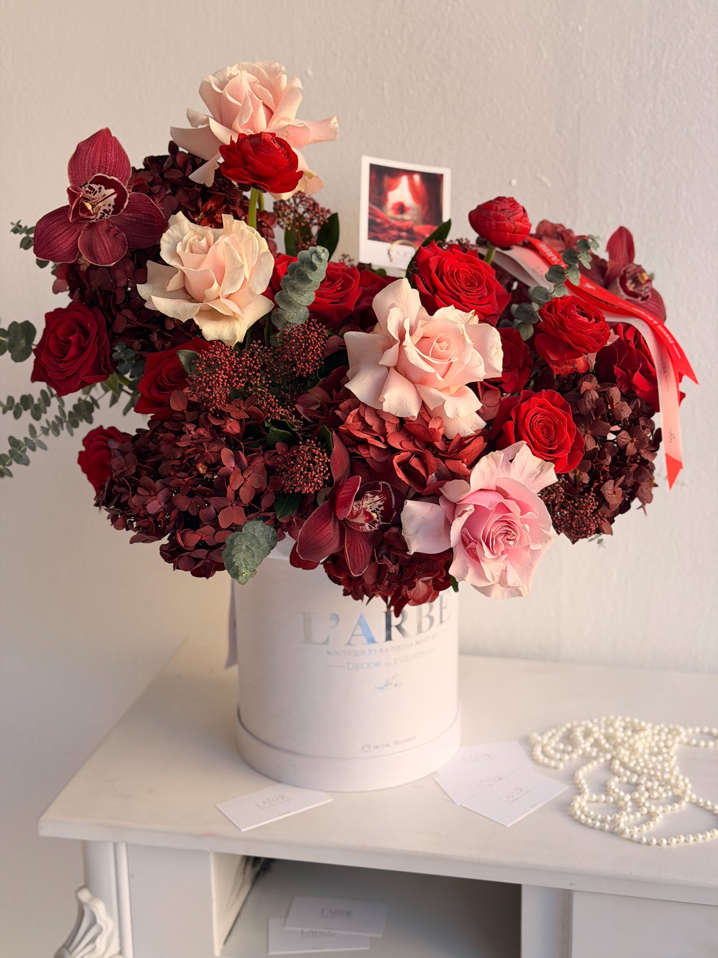 WHITE FLOWERS MIX WITH HYDRANGEAS AND RANUNCULUS “EDDIEWY” V139