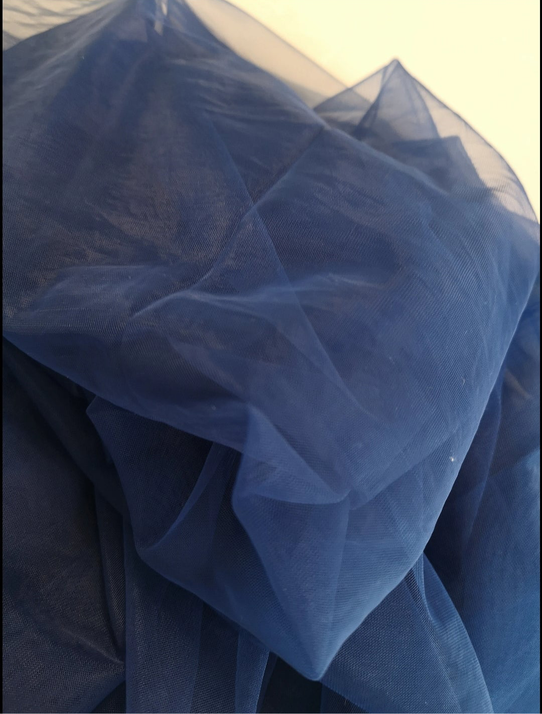 Dark blue cloth (tulle)- 10 meters (width - approx 140 cm) TC-0032