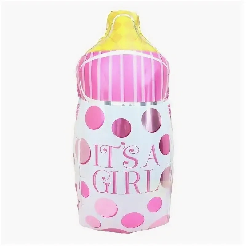 Hellium ballon “pink Baby bottle”