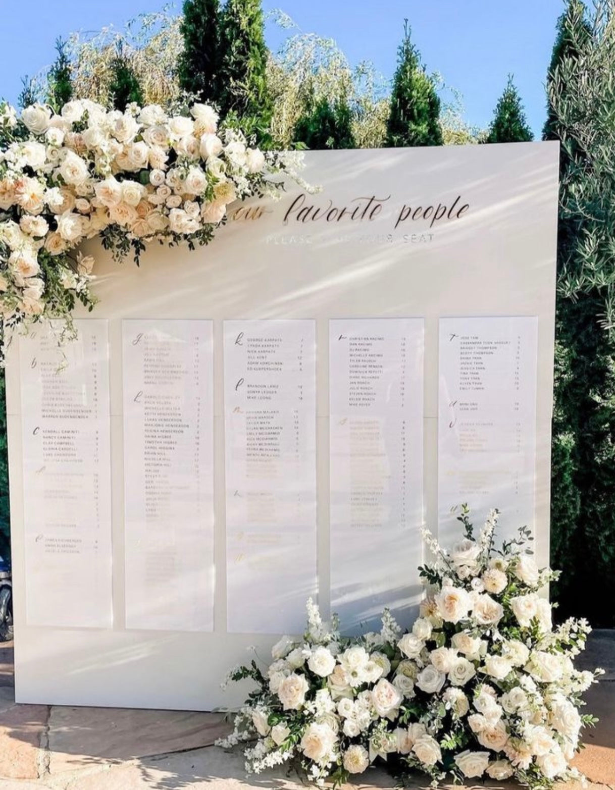 Welcome sign (decor rent)