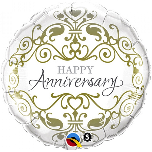 Hellium Balloon Happy Anniversary 18inches
