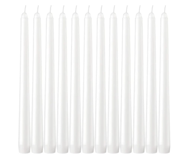 White candles long 25 cm CH-0060