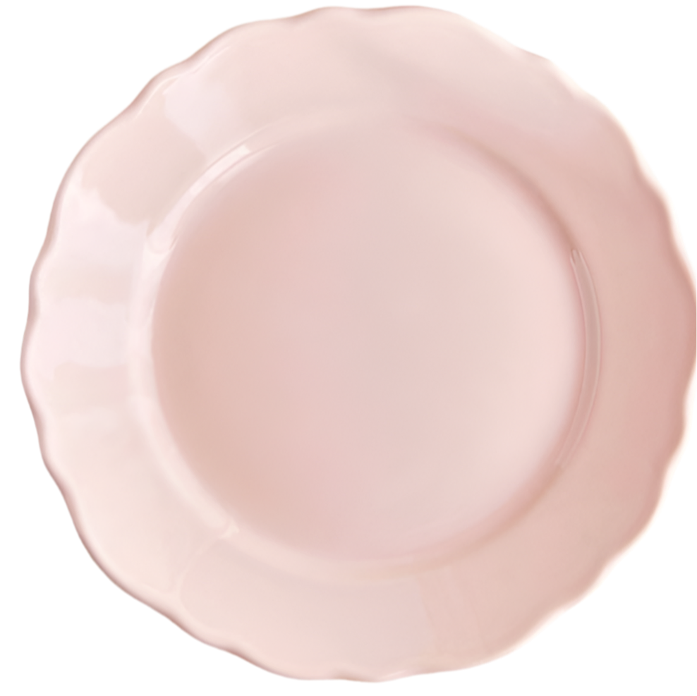 Small pink plate ceramic 19 cm rent PL-0012