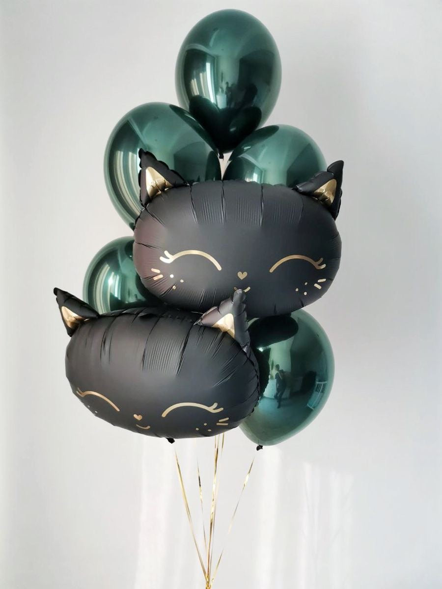 Helium Balloons green and black