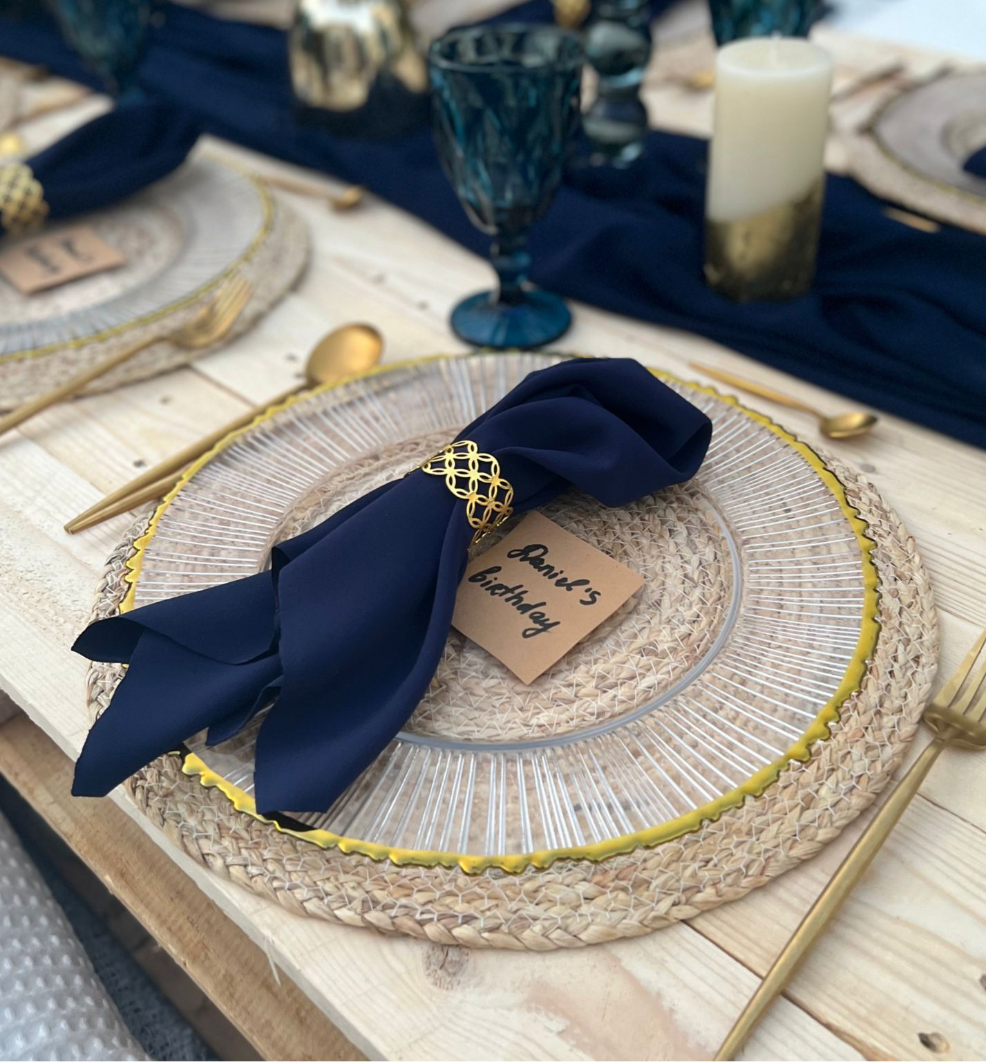 Golden plate rent PL-0001 32 cm