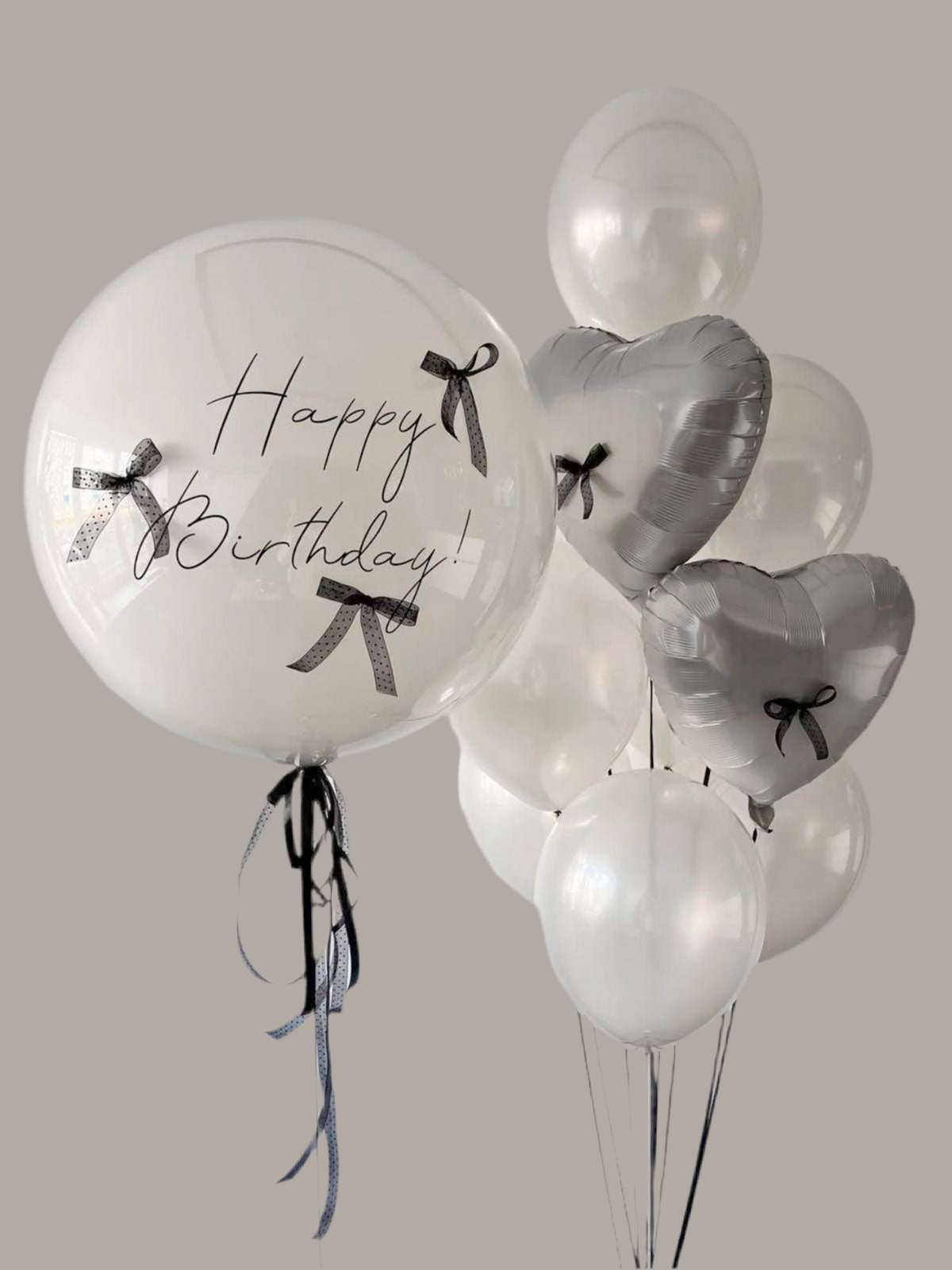 Hellium balloon #0254 happy birthday set