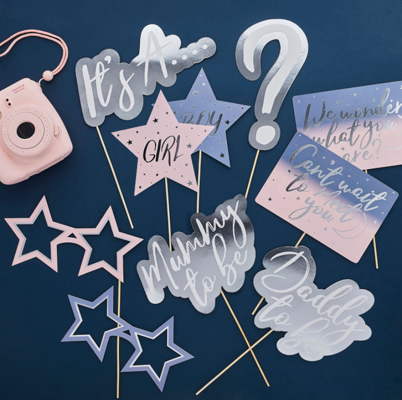 Decorations for gender parties