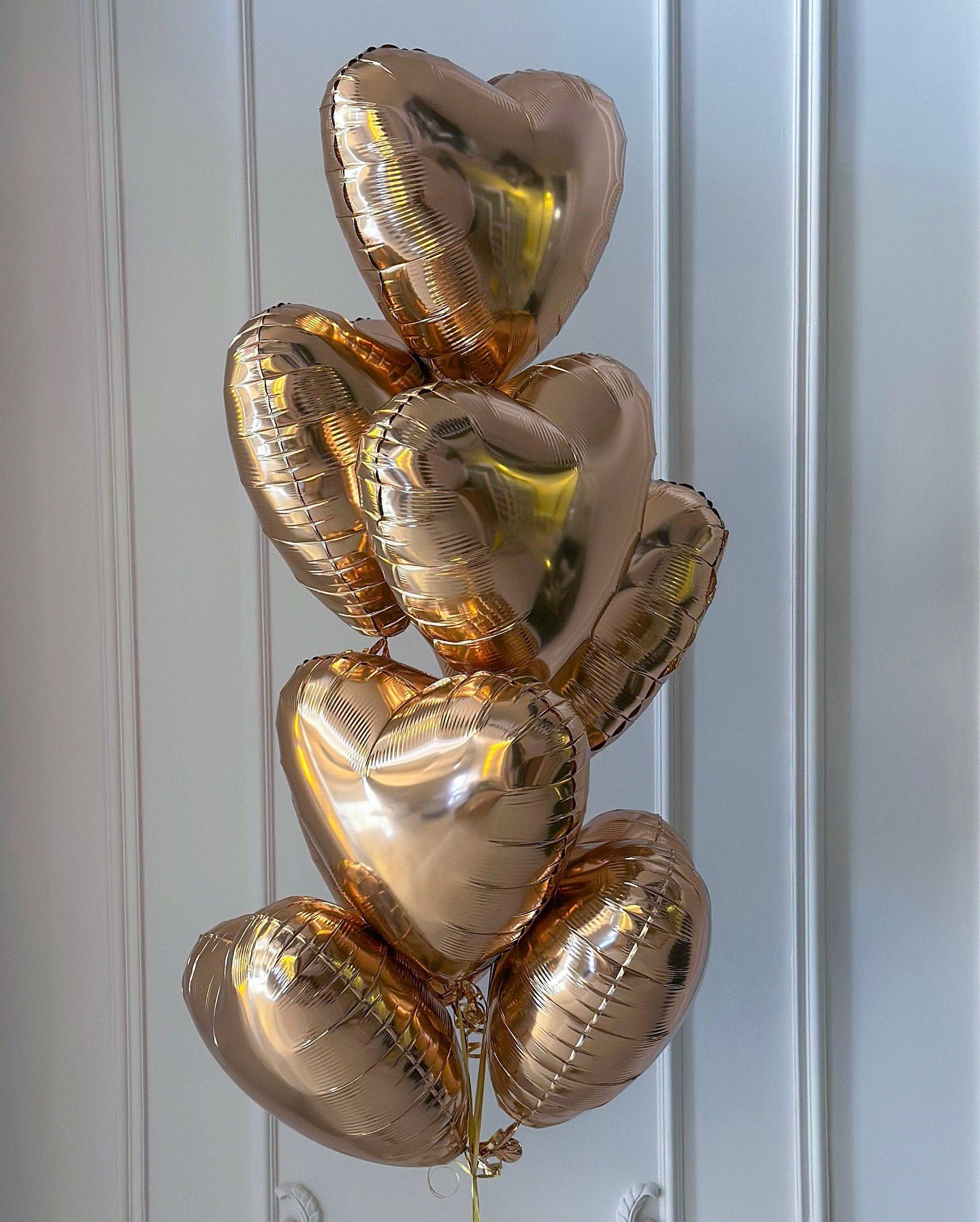 Helium balloon “7 ros gold heart”