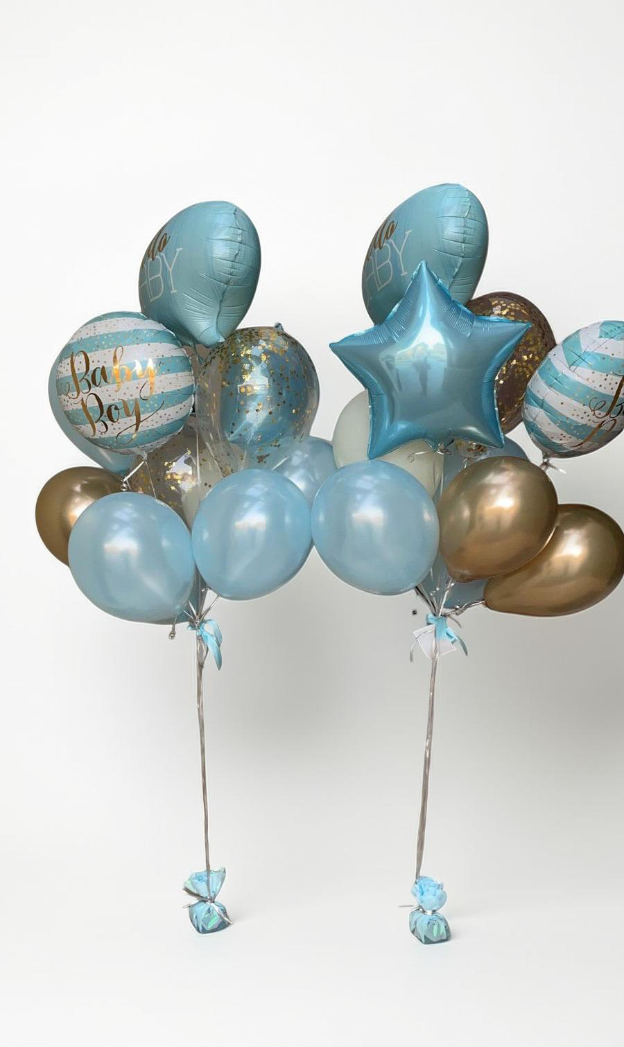 HELIUM BALLOON MIX BABY BOY (0077)