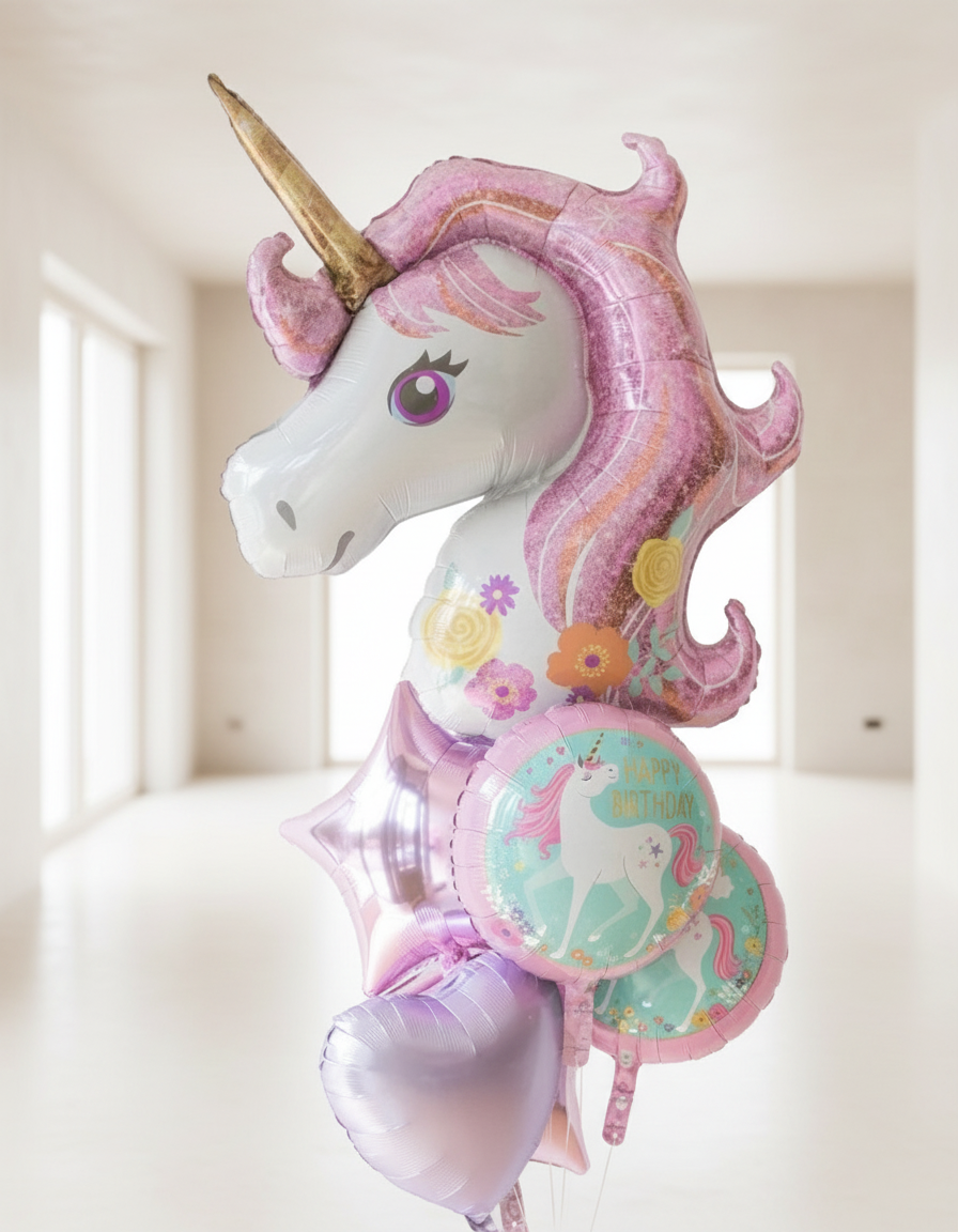 HELIUM BALLOONS “LIGHT PINK UNICORN” #0220