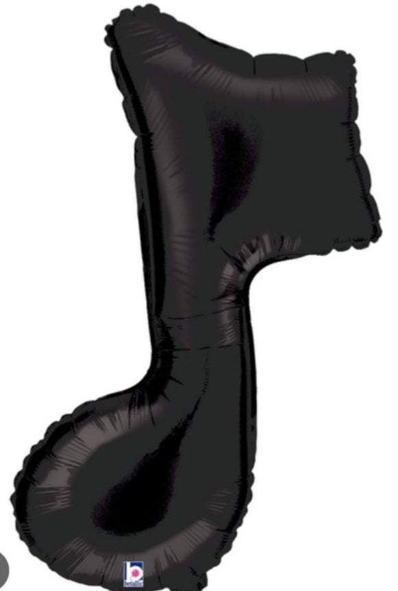 Helium balloon Music note 35"89 Italian brand