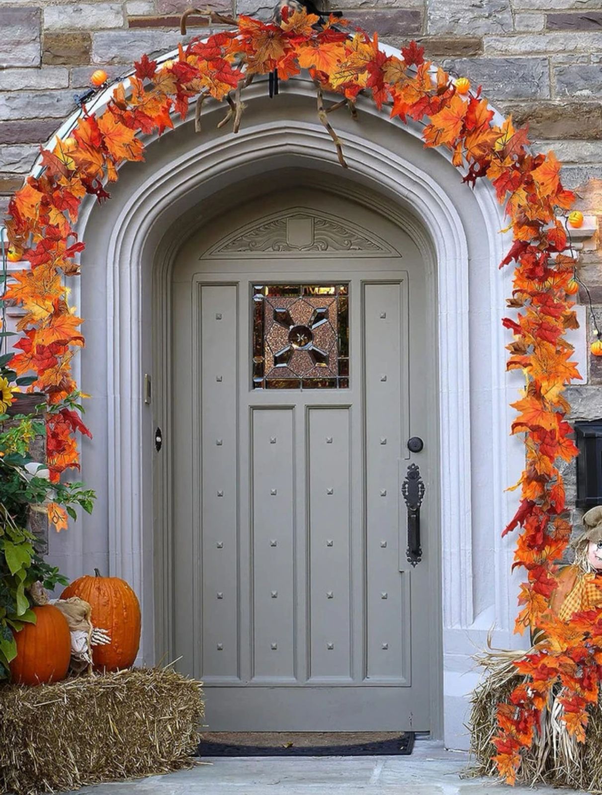 Autum leaves line 1.5meter (decor rent )D-0017