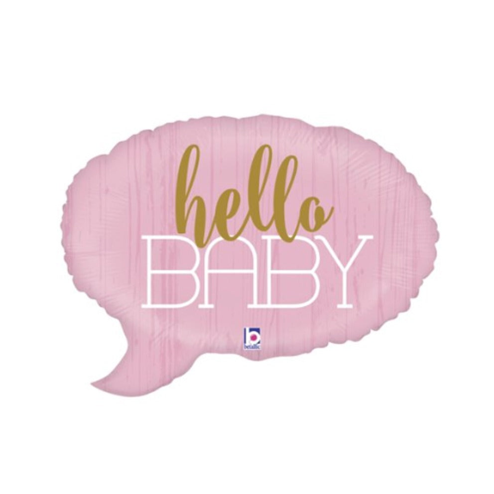 Hellium balloon hello baby cloud italian brand