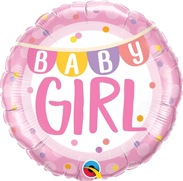 Hellium balloon “Baby girl”