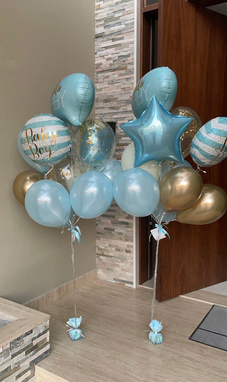 Hellium balloons Mix baby boy (0077)