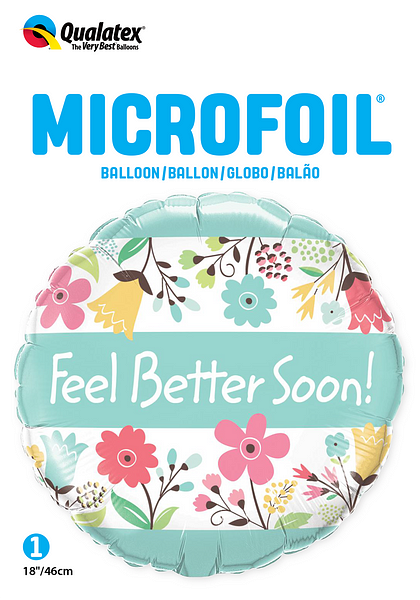 Helium balloon “Get well soon”