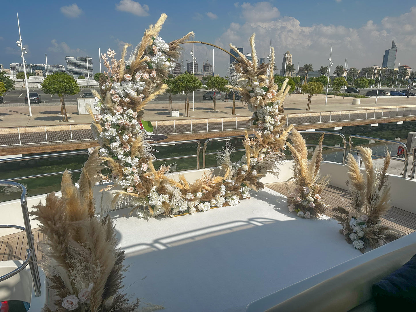 Photozone with dry flowers 🌺 only Arch