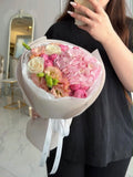 FLOWERS MIX WITH HYDRANGEA “BELLE ROSE”