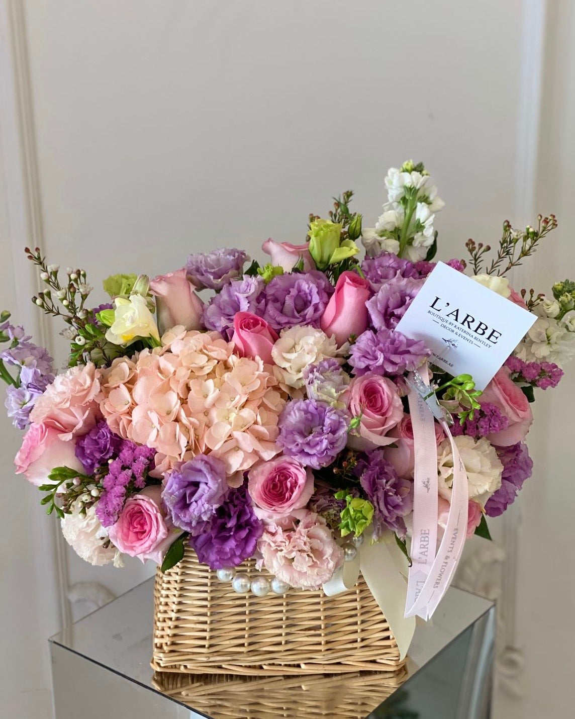 Flowers Basket “Mattis Purple”