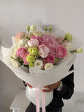 FLOWERS BOUQUET WITH HYDRANGEAS AND PEONIES “VELMIRA”