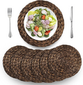 Placemat dark brown 35-36 cm rent PM-0003