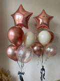 HELIUM BALLOONS “PINK GOLD SET”