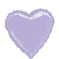 HELIUM BALLOON “LIGHT PURPLE HEART” 18" #R01