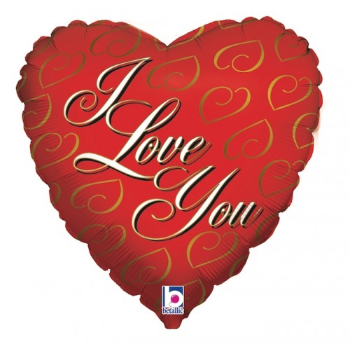 HELIUM BALLOON “I LOVE YOU HEART”