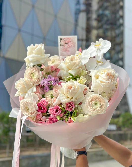 Mix flowers bouquet “Mary”