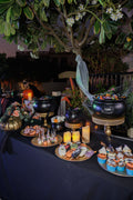 Witch’s Cauldron Luxury Halloween Candy & Dessert Station with Black & Gold Decor