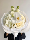 FLOWERS BOUQUET WITH HYDRANGEA “AUBE”