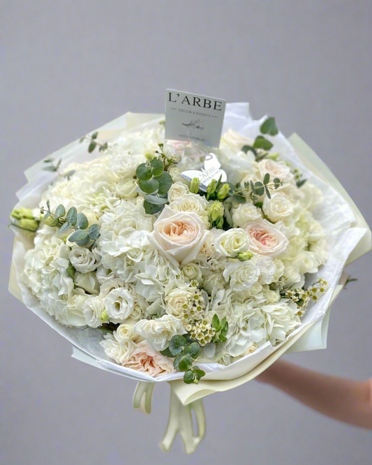 Mix flowers bouquet “Swan”