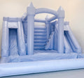 Bouncy Castle with Big Double Slide 6x6m for kids, rent