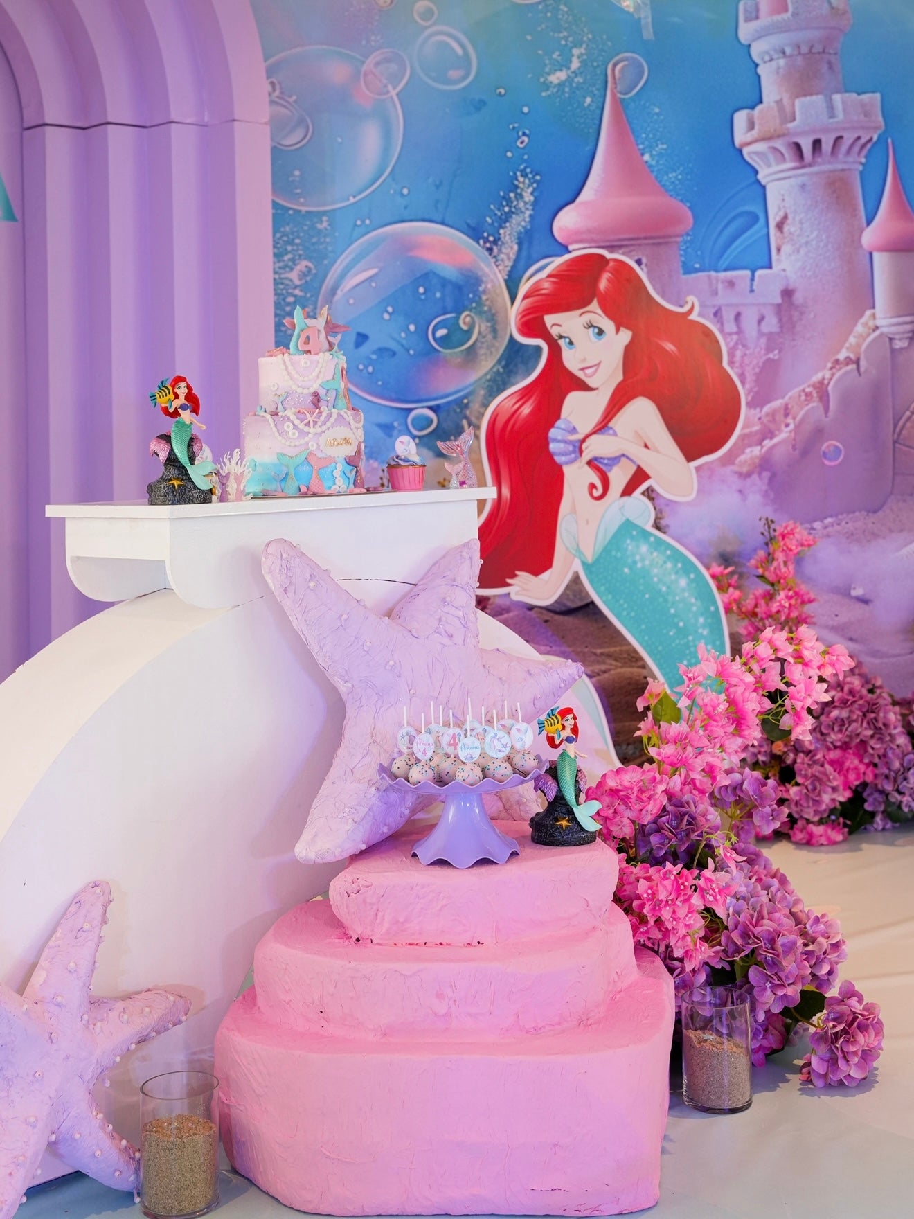 MARMAID BACKDROP FOR KIDS BIRTHDAY PARTY