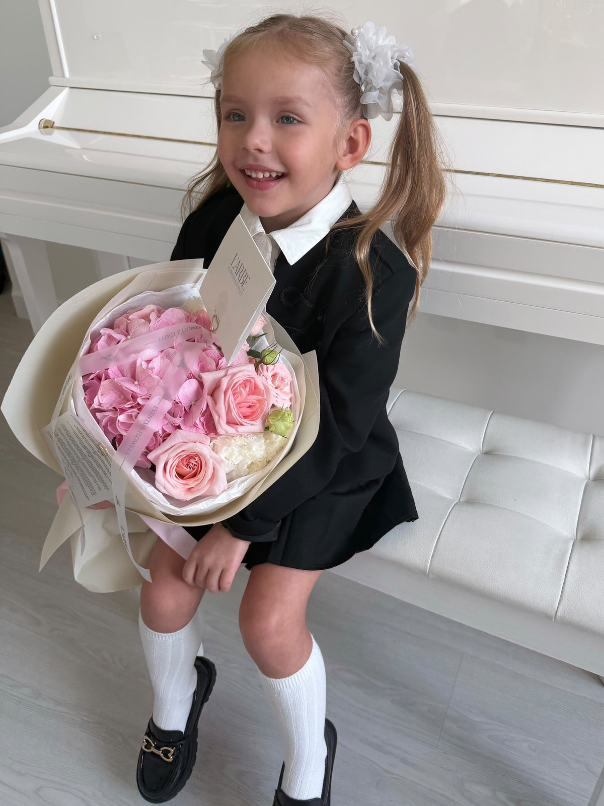FLOWERS BOUQUET PINK «DEAR TEACHER”