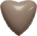 HELIUM BALLOON “HEART CACAO COLOUR” 18”