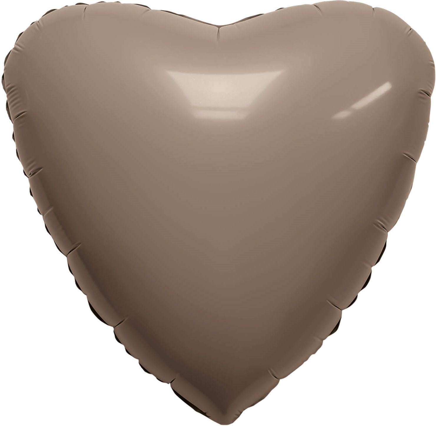HELIUM BALLOON “HEART CACAO COLOUR” 18”