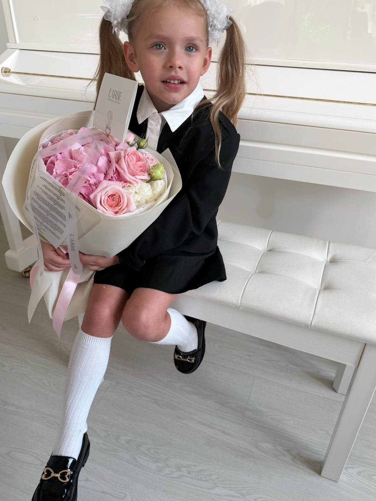 FLOWERS BOUQUET PINK «DEAR TEACHER”