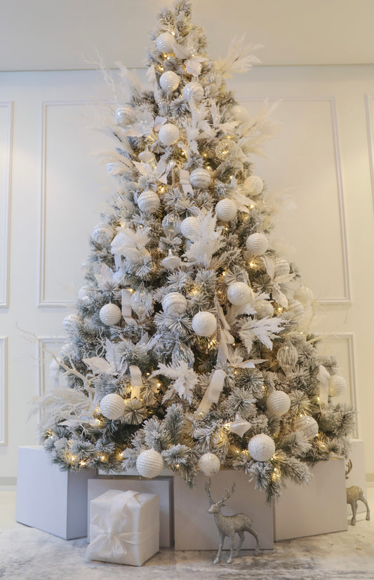 White Christmas Tree 2.7 meter (9ft) rental or for sale