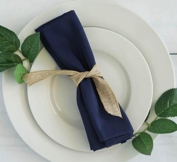 Dark blue napkin N-0019 (rent)