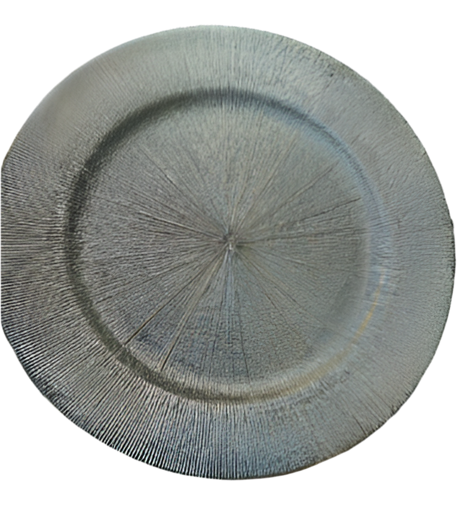Charger silver plate "Miranda" (rent)  PL-0024