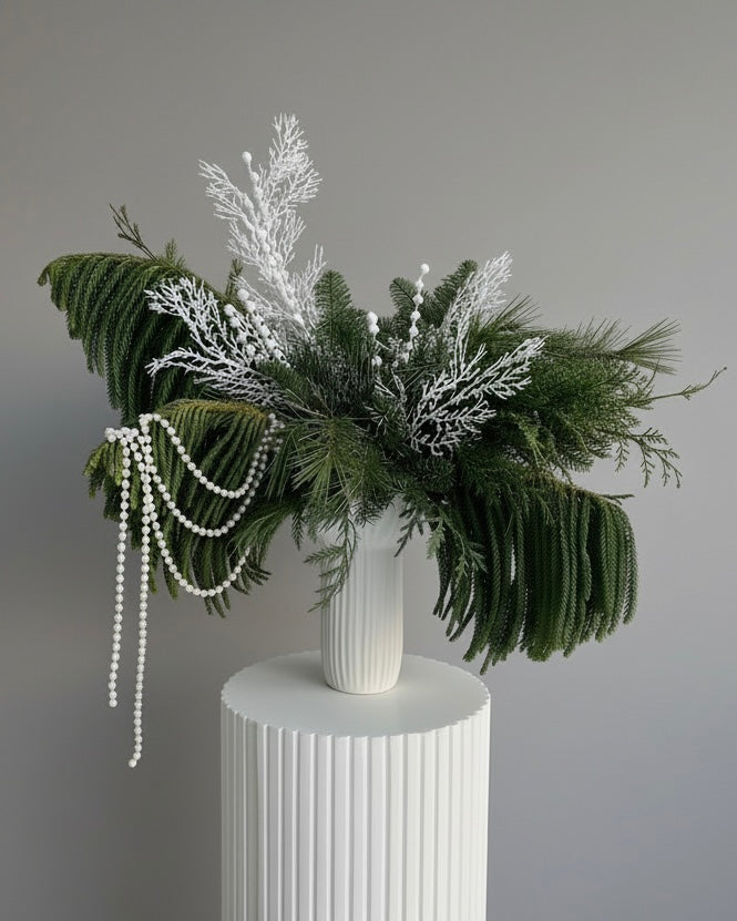 Новогодние украшения Нобилис в вазе №102