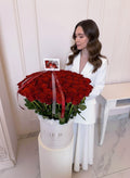 EID MUBARAK EDITION 101 RED ROSES IN WHITE BOX