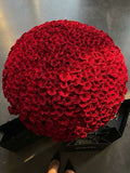 EID MUBARAK EDITION FLOWERS BOUQUET IN BASKET “HUGE RED ROSES” 701 roses