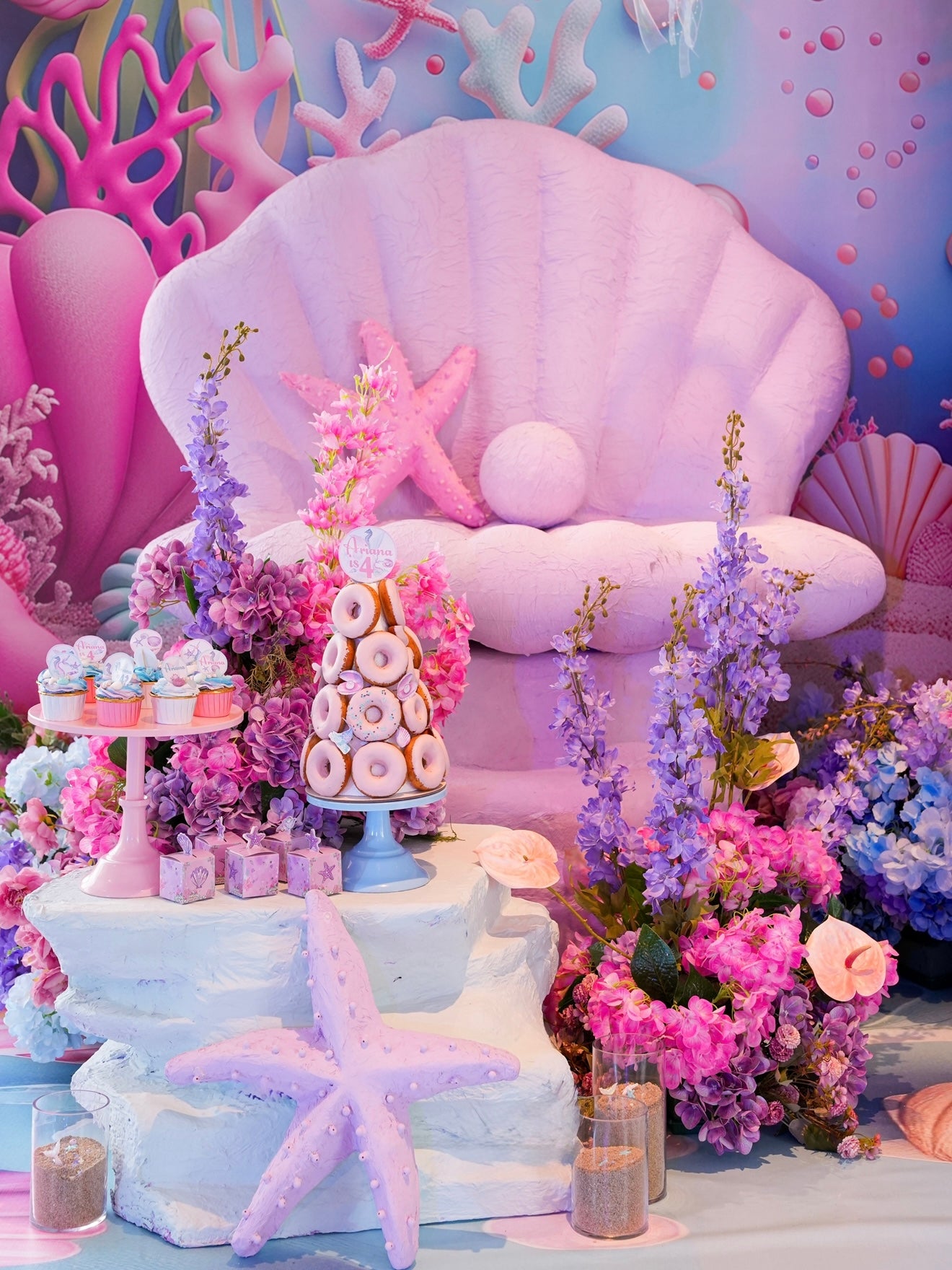 MARMAID BACKDROP FOR KIDS BIRTHDAY PARTY