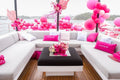 Yacht decoration with flowers (artificial) rent
