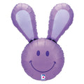 HELIUM BALLOONS BUNNY PURPLE SHAPE